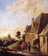 David Teniers the Younger Village Scene oil painting reproduction